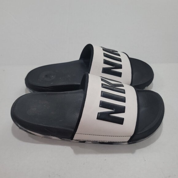 Nike Offcourt Marble Black/White Men's Slides Sandals Size 8 - Picture 4 of 9